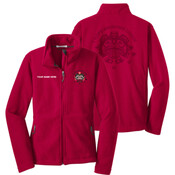 L217 - C126E003 - EMB - Ladies Fleece Jacket with Laser Etch Back
