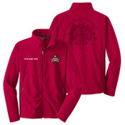 F217 - C126E003 - EMB - Fleece Jacket with Laser Etch Back